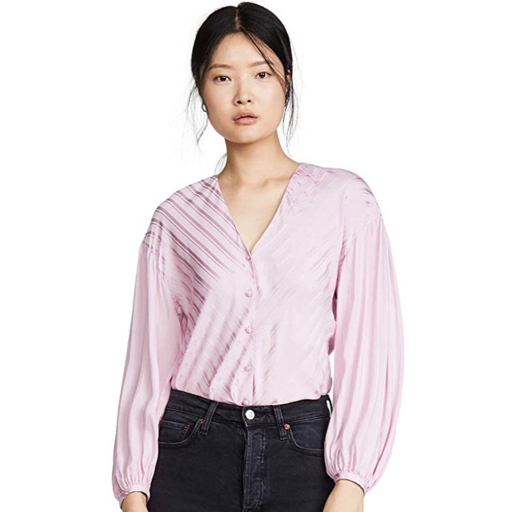 Joie Cadmar Long Sleeve Blouse Fleur D’ Isle